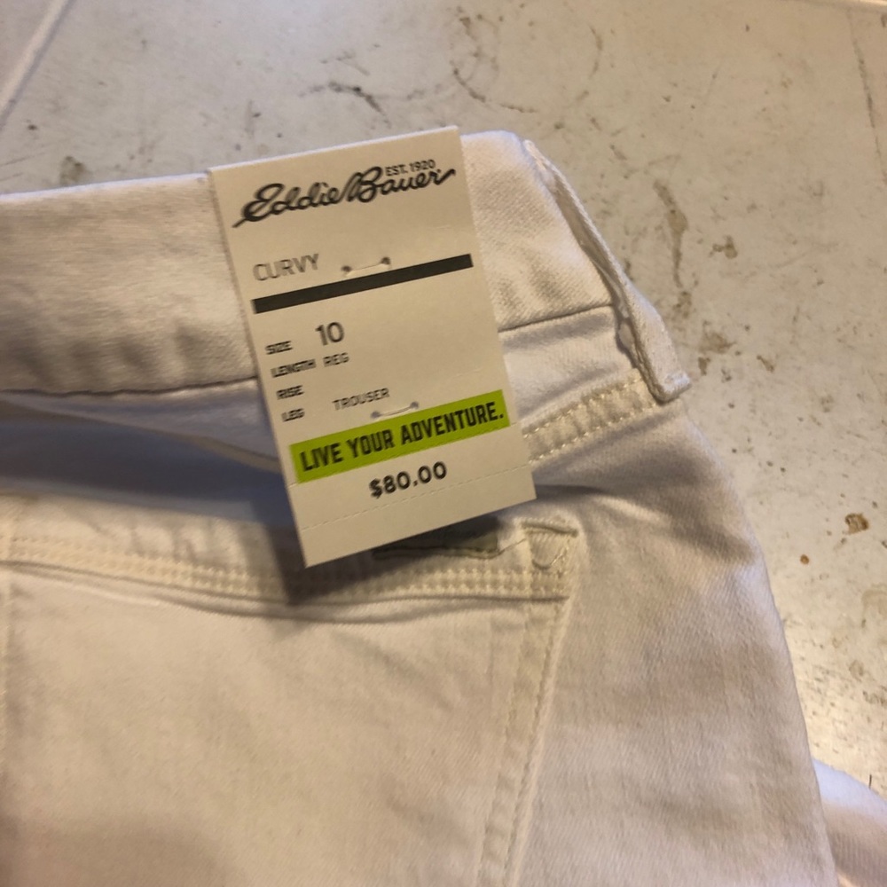 Women’s Eddie Bauer curvy denim trousers